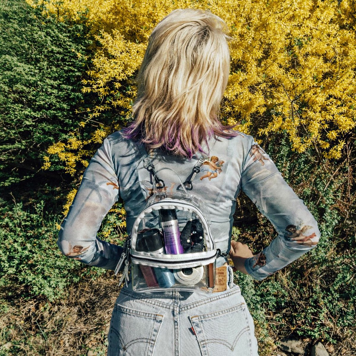 Purple ends because life is too short to have boring hair 💜 (<a href="/nicolealyse/">nicolealyse</a> using our Purple Chameleon Color Spray)