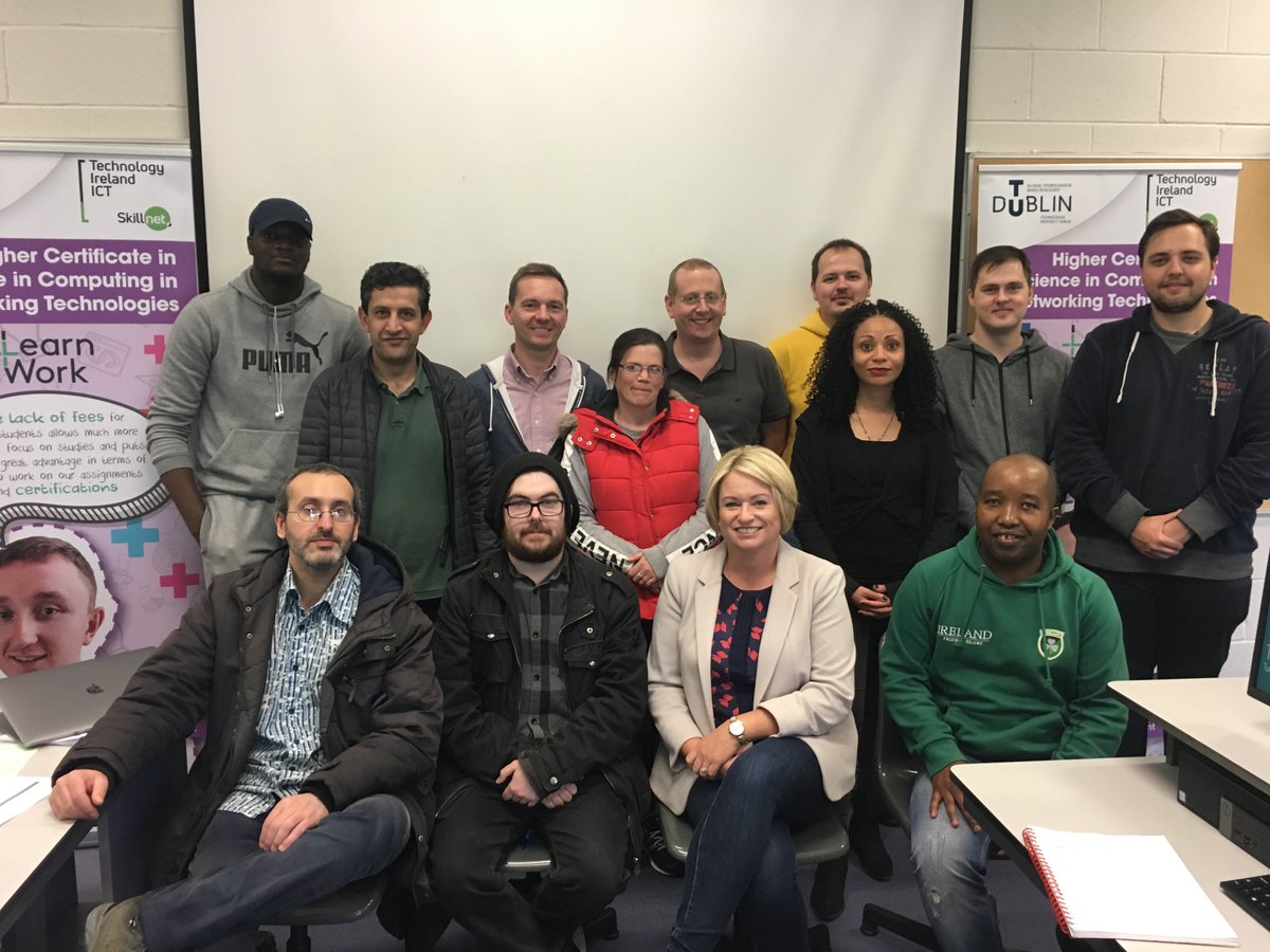 MarkKeyes69's tweet image. Best of luck to our latest intake of Higher Certificate in Networking Technologies students @TUDublin_BN as they embark on the first steps of future careers in ICT, with funding support from @ICTSkillnet #learnandwork @TomNolan_