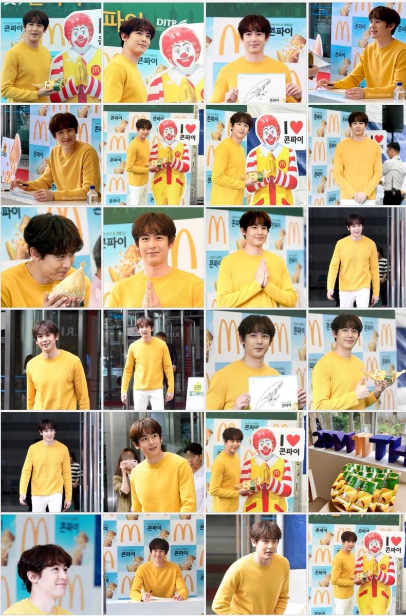 PVirangrong's tweet photo. My Gallery ❤
#Nichkhun #McDonalds #CornPie 💛 https://t.co/YnHIalNbVI