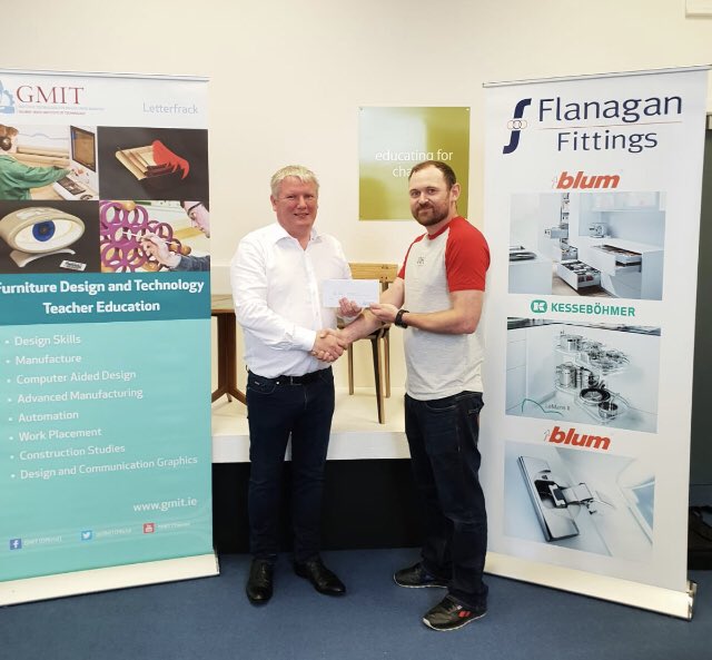 Congratulations to Ian Madden <a href="/GMITLetterfrack/">Maura Frain</a> on the Bursary for 4th year. #FFGMITAWARD