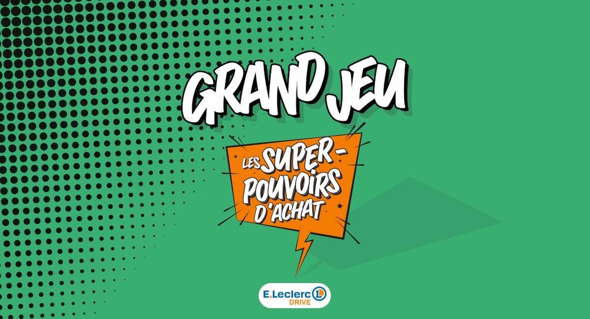 leclercdrive's tweet photo. #jeu #cadeau🍀 De nombreux lots sont à gagner ! ✨
Commandez puis jouez ➡ https://t.co/WN7F1M1nJT https://t.co/gCNWsxj0XU