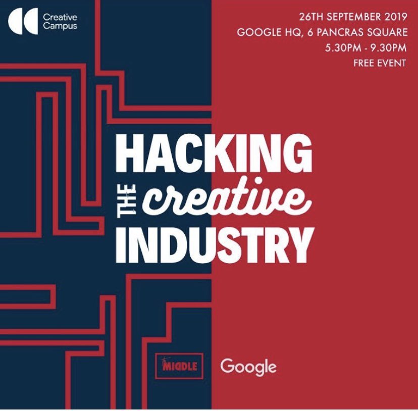 themiddleco's tweet image. Excited to announce we’ve teamed up with Google Creative Campus to put on this event to support those from disadvantaged communities in the early stage of their creative career with the transition into the industry! Link in bio.