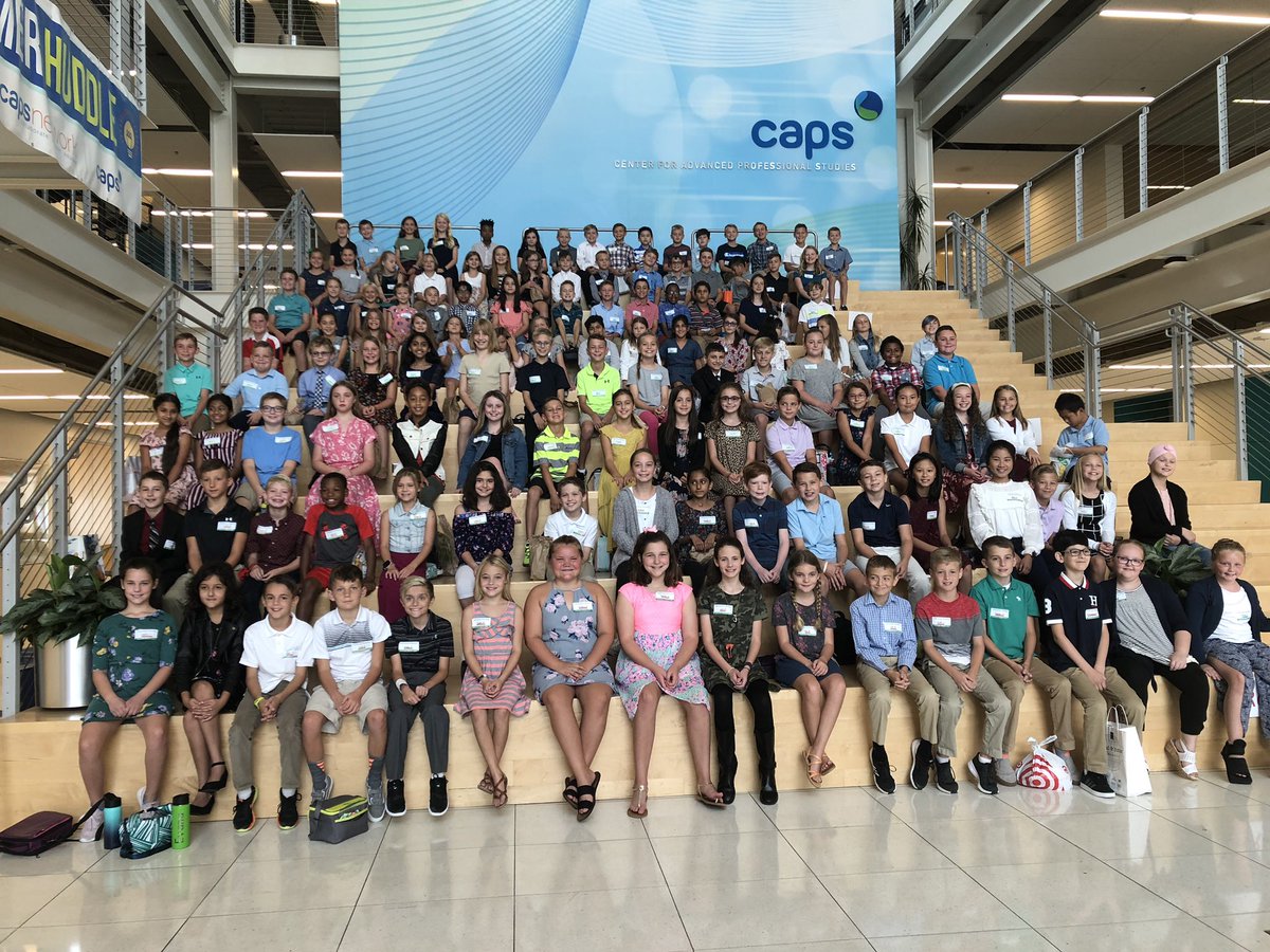 Today is an exciting day for 4th &amp; 5th graders at WSE!  It’s our annual Cohort launch <a href="/BVCAPS/">@BVCAPS</a>!  Cannot wait to see the difference these kids make in our world!  #ProfessionsBasedLearning