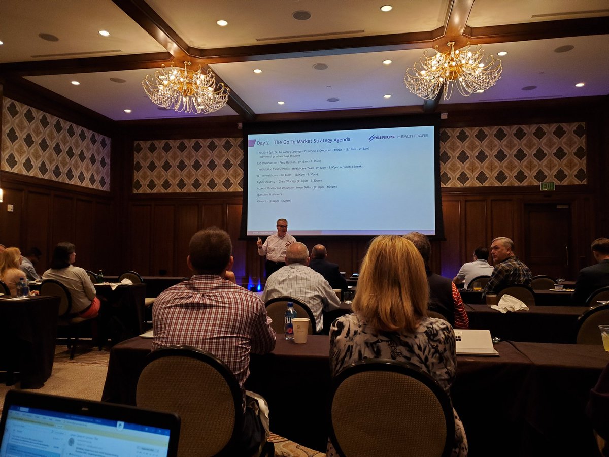 brendaghorner's tweet image. Kicking off the last @SiriusNews Healthcare Bootcamp in 2019 talking about the top #Healthcare Executive challenges including #DataAnalytics #valuebasedpayments #externalmarketdisruption #risingpharmacycosts