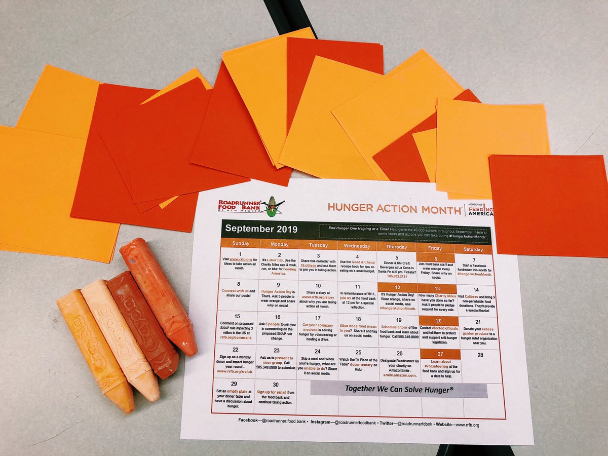 asunm_ce's tweet photo. #HungerActionMonth in action https://t.co/PQuudPlrER