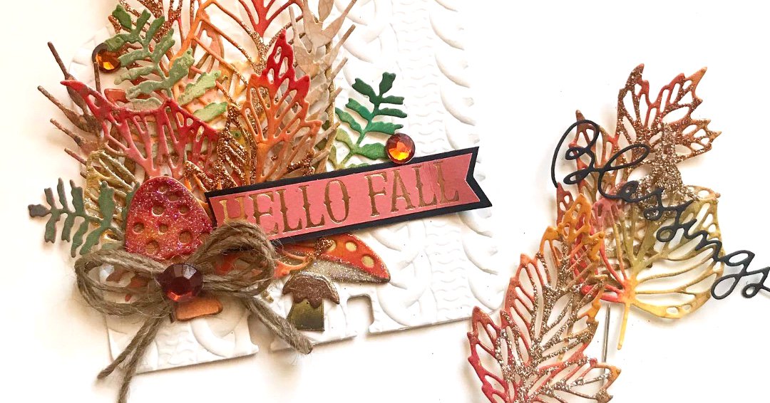 stampers_anon's tweet photo. it's close enough to fall, right?! 🍂 #memorydex card made w/fall colors & #timholtz skeleton leaves
.
.
.
.
.
.
#repost @AGrinDesigns #timholtzstamps #card #stamp #project #handmade #DIY #ideas #art #media #design #artwork #antique #stampersanonymous #agrindesigns #autumn https://t.co/BpuxXk5Zv6