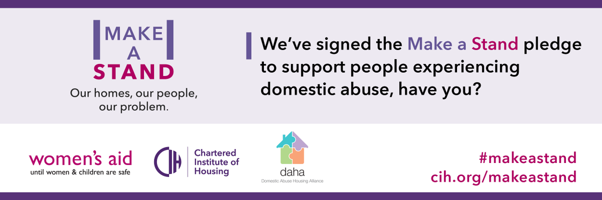 Cottsway's tweet photo. We've joined the #makeastand national campaign, with a pledge to support those experiencing domestic abuse. For more info, see https://t.co/PZreqjRjWb https://t.co/XeyAWoK9F5