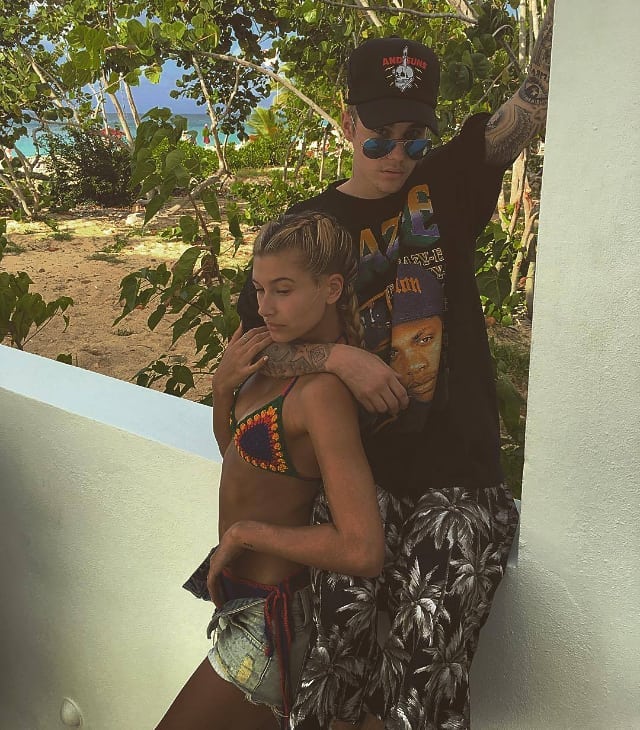 December 29, 2015: Justin/Hailey via instagram