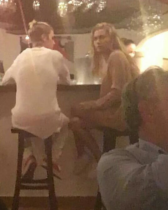 December 28, 2015: Hailey and Justin spotted in Anguilla.