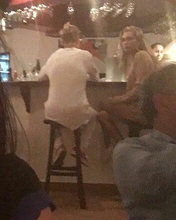 December 28, 2015: Hailey and Justin spotted in Anguilla.