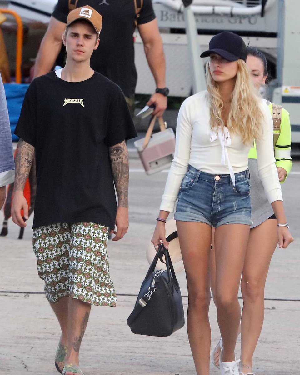 January 1, 2016: Hailey and Justin leaving St Barths.