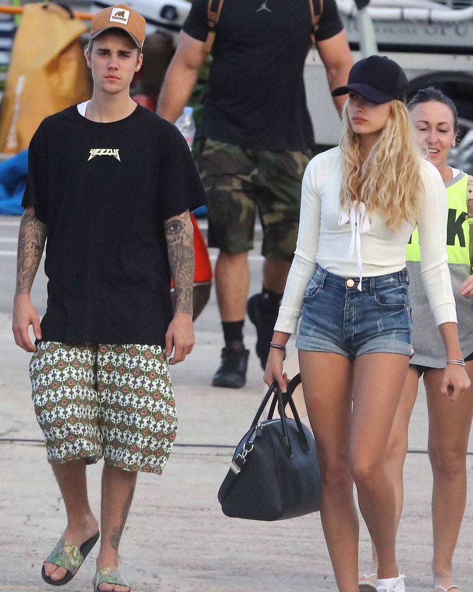 January 1, 2016: Hailey and Justin leaving St Barths.