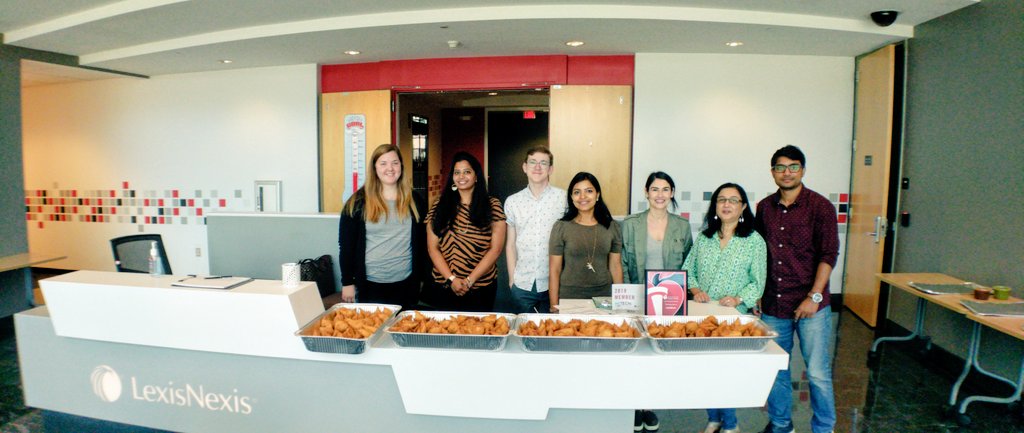 The samosa sale is ON at @LexisNexisLegal today! Please help us fundraise for the #HeartWalk2019 on behalf of @TriangleAHA #LifeisWhy #HeartIsWhy #LexisNexisCares #ReCares #RelxLife