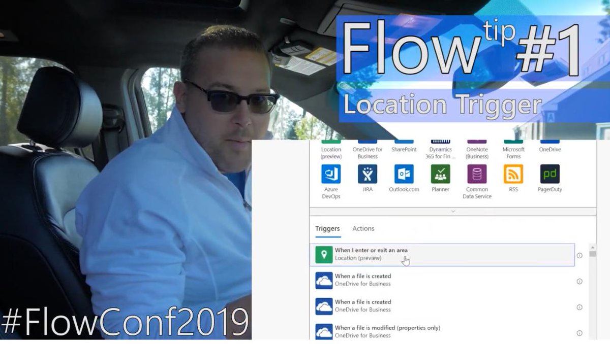 kamleshrao's tweet image. Thanks @JonJLevesque for the tip on Location Trigger which makes of #GPS and available in @MicrosoftFlow #FlowConf2019