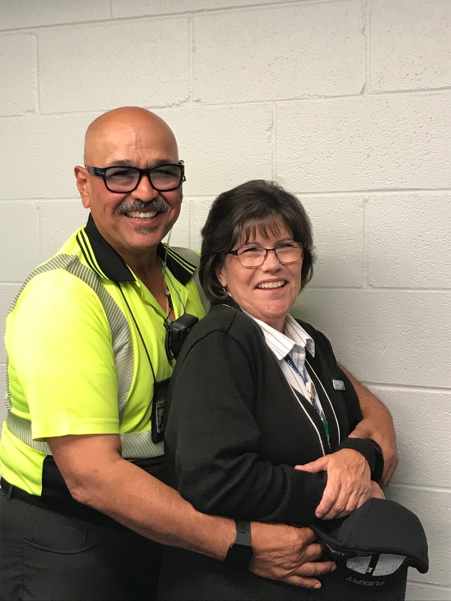 Celebrating 45 years amazing years with Emilio Contreras! Glad his lovely bride Jo could join us❤️ So glad you are on the best ramp team! @beingunited