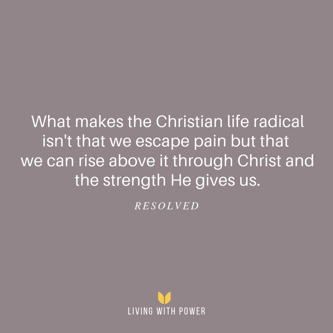 LinaAbujamra's tweet photo. What distinguishes the life of Christ's followers isn't the absence of pain but how we respond to the pain in our lives and how we react under pressure. We have a way through the pain. That way has a name: Jesus.
#resolved #book #biblestudy #linaabujamra #bakerbooks https://t.co/YXnqry6eRi