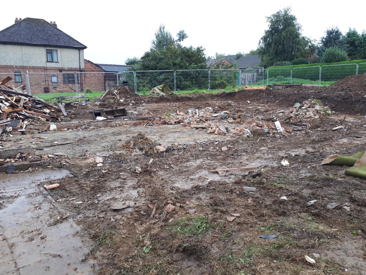 m4tge's tweet photo. #Demolition has commenced (and pretty much finished) at our St Peters Church site in #Crewkerne #Somerset where Fisher and Dean are delivering 7 new #affordablehomes (including 2 for #sharedownership) for @MagnaHousing.
#MagnaBuilds #newhomes @LlpRandall https://t.co/7vGYWyfqtO