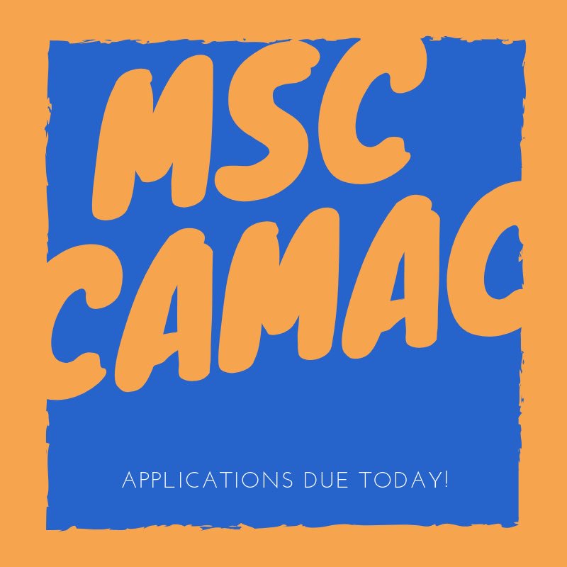 MSC_CAMAC's tweet photo. Don’t miss out on the opportunity to be a part of our amazing organization! Applications are due TODAY, September 10th, at 5 PM! Link to apply in bio ☀️ #msccamac https://t.co/MEaOUB2z7Z