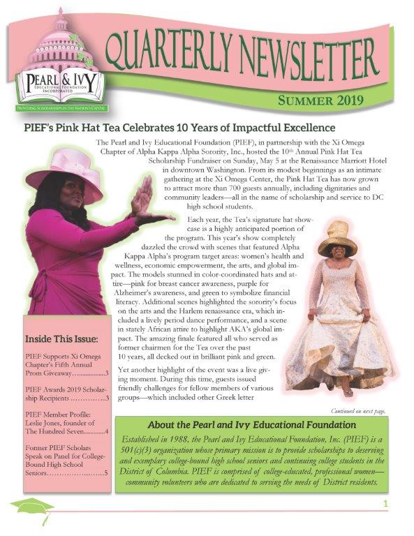 PIEF_DC's tweet photo. As we bid a fond farewell to summer, see what PIEF has been up to in our recent newsletter: https://t.co/ixWcQMqggu! #pearlandivy #PIEFDC #SupportOurScholarships #dcscholarships https://t.co/QPEWrBa9M8