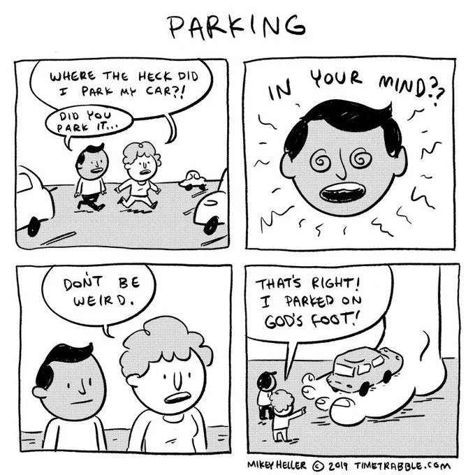 i drew a comic about parking 