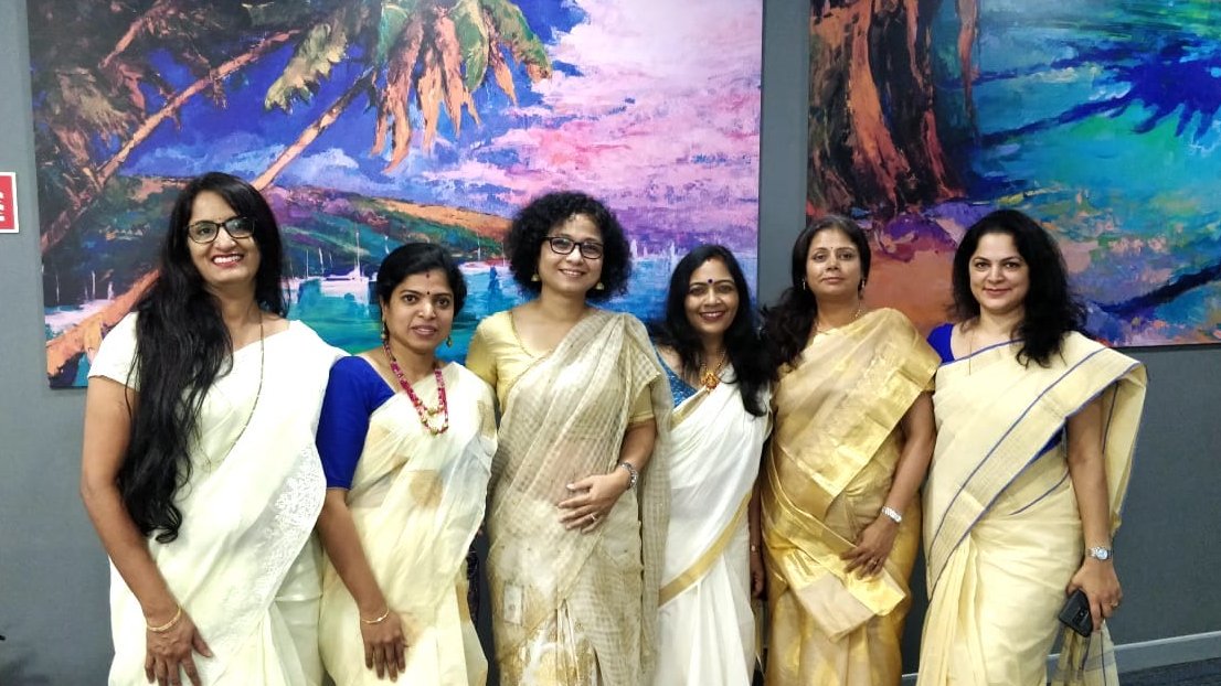 madhumitaphukan's tweet photo. Onam celebration at BCIT #IBMGTSLabs #IBMJourneytoCloudCoE  @ibm_in @sugandhasrik @sushmac @slavkare @Narahariram @IBMIndiaJobs https://t.co/uNGJglBGgF