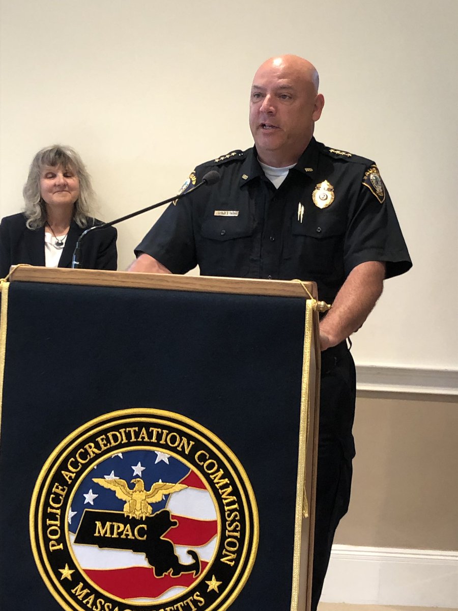 MassAccred's tweet photo. @SaugusPD Congrats Chief Goirgetti, Lt O’Brien and the entire Saugus PD team on the-accreditation today. https://t.co/5sRwGylKpP
