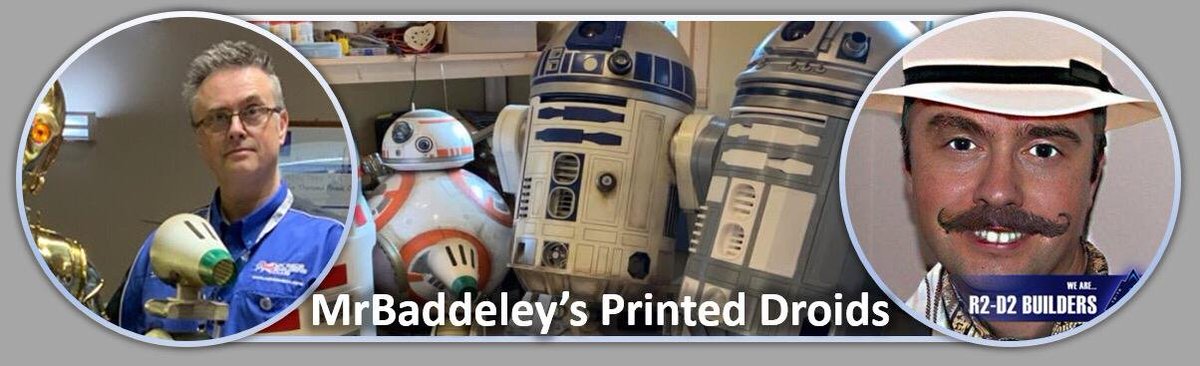 astromechspain's tweet photo. Hoy tenemos el placer de presentaros el primer invitado internacional que acudirá a la AstromehCon 2019. El señor
Michael Baddeley!!!
Tenéis toda la info en https://t.co/g82LYs9f35
#astromechcon #r2buildersclub #Astromechspain https://t.co/ZbpPy12c4r