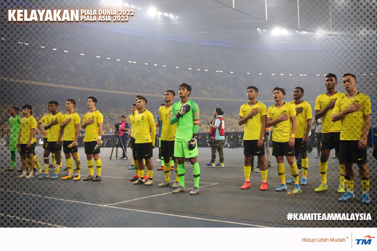 UnifiSports's tweet photo. Selesai #MASvUAE malam ini.

Quote RT dengan kata-kata semangat anda kepada #HarimauMalaya untuk mereka bangkit di perlawanan ketiga pada Oktober nanti! 😬 #WCQ #AsianQualifiers #KamiTeamMalaysia https://t.co/i2jSViZ6an