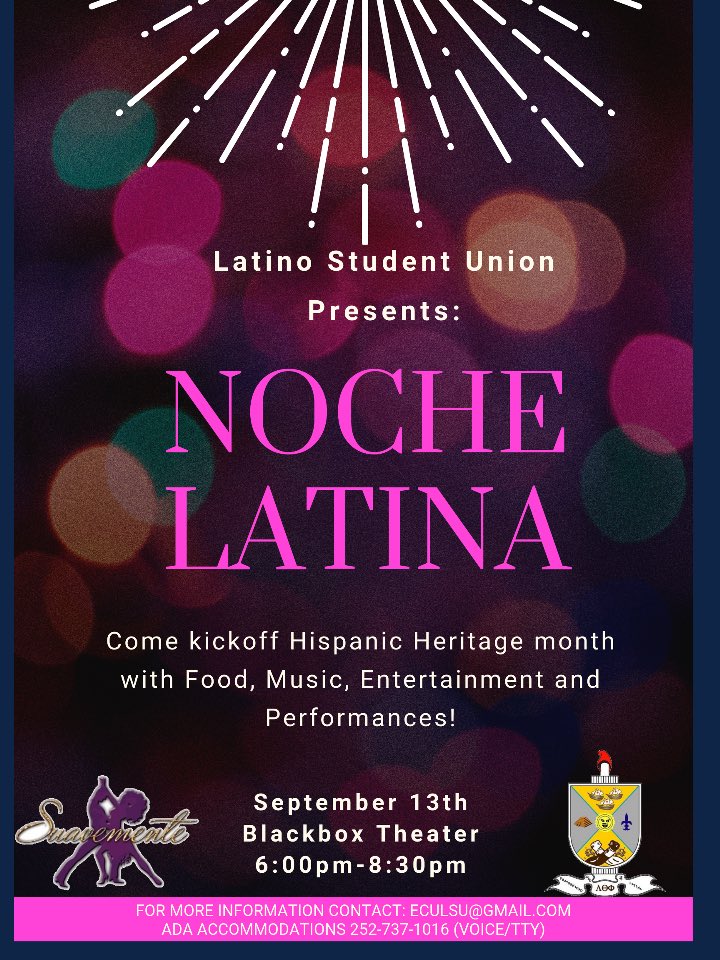 Hey everyone! I hope you’re all having a good week so far! 🌤 We have some events coming this week, we’d love to see you there! 😁💃🏽💃🏽