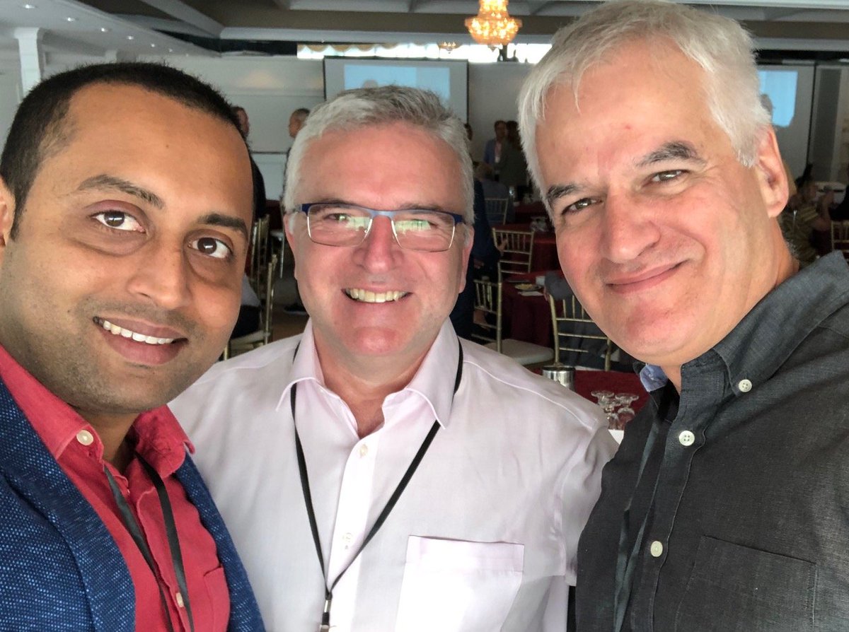 BlinkParametric's tweet photo. Thanks to our great hosts at the THIA Innovation Summit this week in Toronto. Blink's Pratheesh Kumar catching up with Eric Duval, Québec Blue Cross and Gary Andrews, Red Consulting Services Inc #parametricinsurance #travelinsurance #travel #insuretech #insurtech #flightinsurance https://t.co/lCCu2cDb50