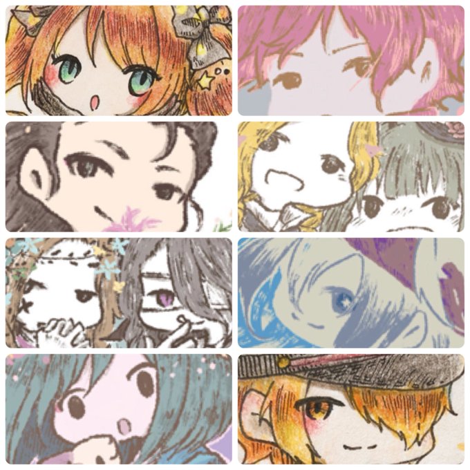 #目元を載せたらブァーって拡散されなくてもフォローが来なくてもいいけどあなたが好きだと言ってくれたら泣いて喜ぶ
キラキラな目は描けないけど、この描き方がお気に入りです。 