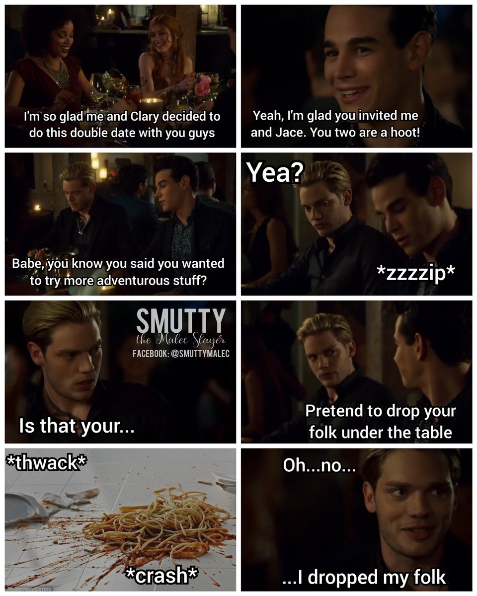 MalecSmutty's tweet photo. Jace being subtle.
Ps Clary/Maia was an unintended side effected but actually look like quite a cute couple in this
#jimon #simonlewis #jaceherondaleedit #shadowhunters #shadowhuntertv #shadowhuntersedit #shadowhuntersseason3 #malec #aleclightwoodedit #magnusbane #magnus https://t.co/PqJxd867x7