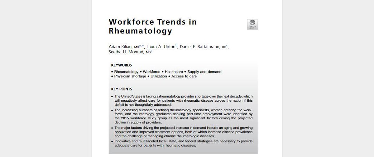 We're telling Congress
#Rheumatology #WorkforceShortage Jeopardizes Timely Patient Care! 
Support #HR2781 bit.ly/2ZHSWz7
Support #HR1554 bit.ly/2ZObVb9
Read my analysis w/ colleagues here
👀👉 bit.ly/2ZWIns9
@ACRheum @ACRSimpleTasks #RDAM #Act4Arthritis