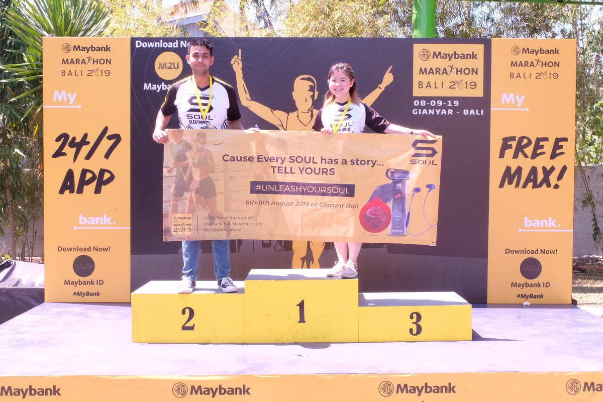 ParvezGhoman7's tweet image. #Soulelectronics proud sponsor of #MaybankMarathonBali2019 🔥  #unleashyoursoul #soulnation #egogoid