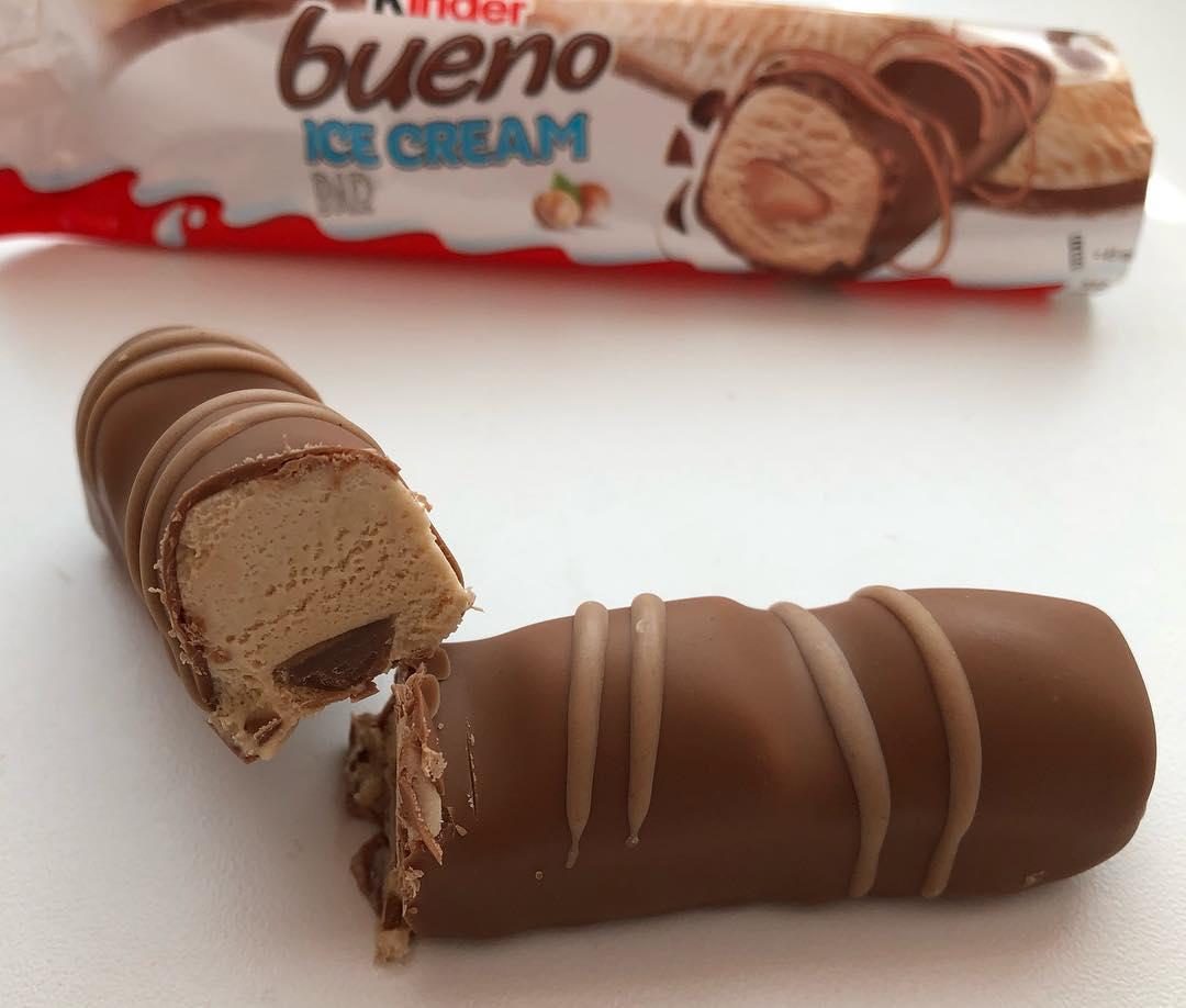 Крем киндер. Киндер Буэно айс Крим. Мороженое Киндер Буэно. Мороженое kinder bueno Ice Cream. Мороженое из Киндер Буэно.