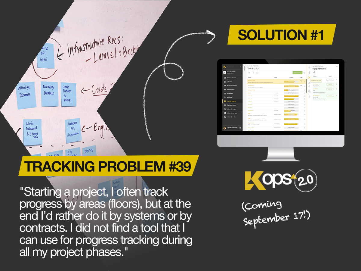 Working with different tools according to your project’s phase 🤯? No matter how many ways you want to track progress, you should be able to do so using the same tool. This will be possible from September 17th in #KopsTracking 🤩!