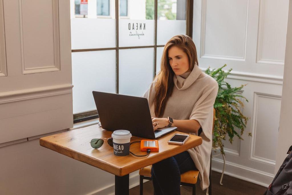 Coffee Shop 🔸 Caffeine 🔸 Creativity 
 
It’s not just what you’re working on — it’s what you’re working with! LaCie Rugged’s dependability and portability empower #storytellers like <a href="/willakammerer/">Willa Kammerer</a> to make the world a better, brighter place from the coziest coffee shop corners.