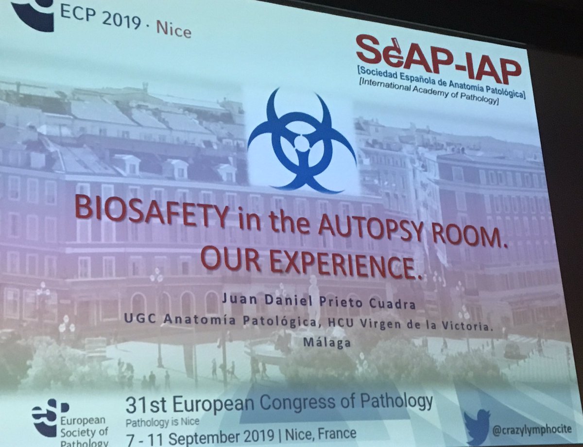 MyriHaab's tweet photo. Thank you for your splendid talk @crazylymphocite! πWe all learnt a lot! π
#ECP2019Nice #AutPath #PathologyisNice https://t.co/1NSy7KKPBG
