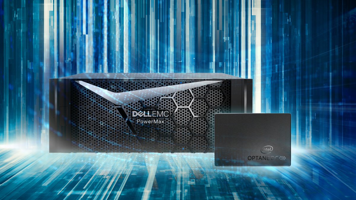 intelnews's tweet image. Dual port Intel #OptaneMemory #SSDs are powering the new @DellEMC #PowerMax storage system: bit.ly/2kDoi7c