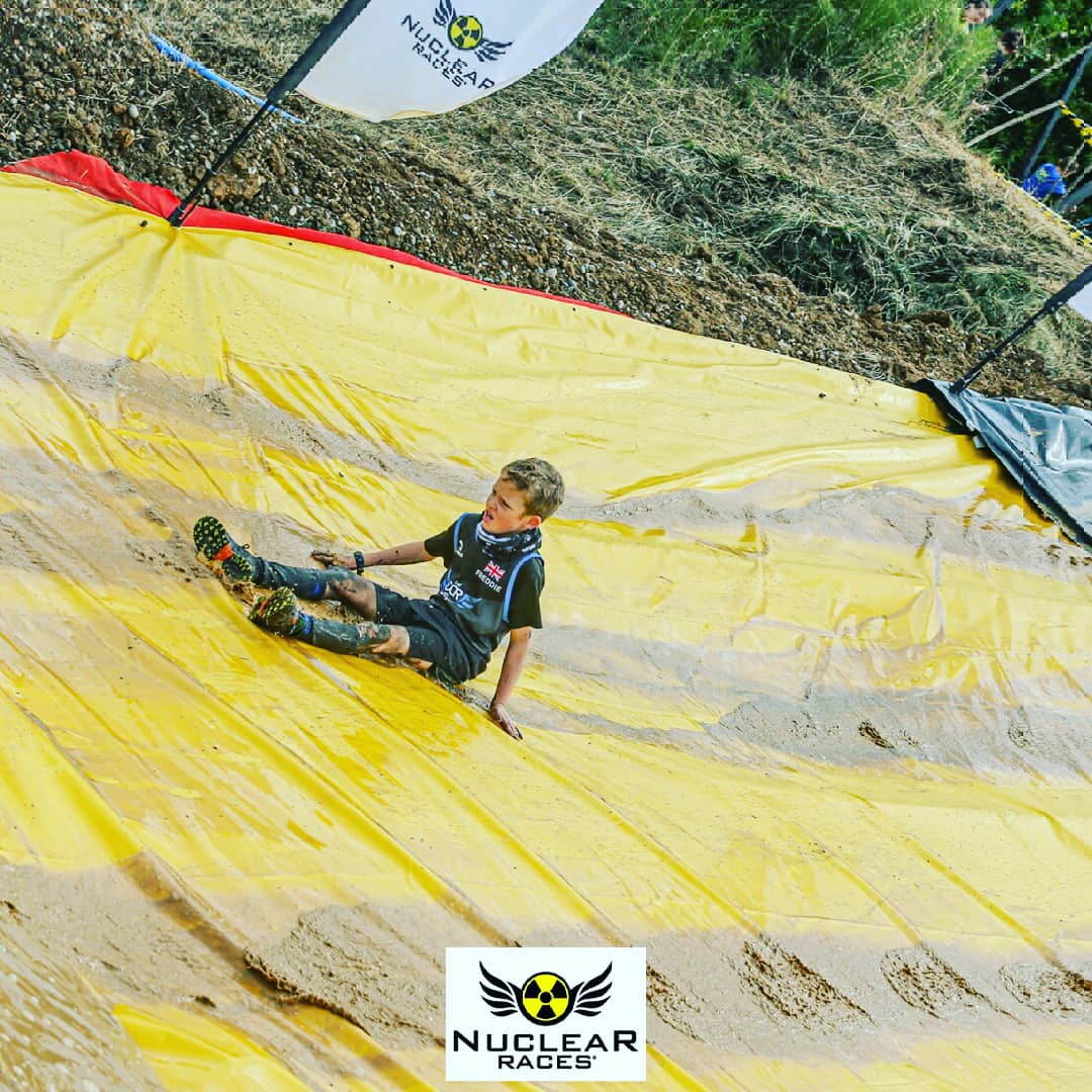 freddie_conlan's tweet photo. Check out my @nuclearraces medal collection. I love the Mudallion's they are awesome. Also the official photos are fantastic.. my dad didn't get too muddy trying to keep up ! #dryrobe #Inov8 #AkumaFamily #Kitbrix #TheOcrBoys #ocrboyfreddie #LoveMud #GrowingUpBrave #NuclearRookie https://t.co/7u1abiuIuy