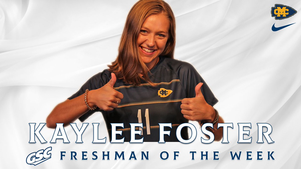 ChoctawSports's tweet photo. Kaylee Foster Named GSC Women's Soccer Freshman of the Week #COTM

RELEASE: https://t.co/fQxK6SfaGs https://t.co/PV0atWv0aO