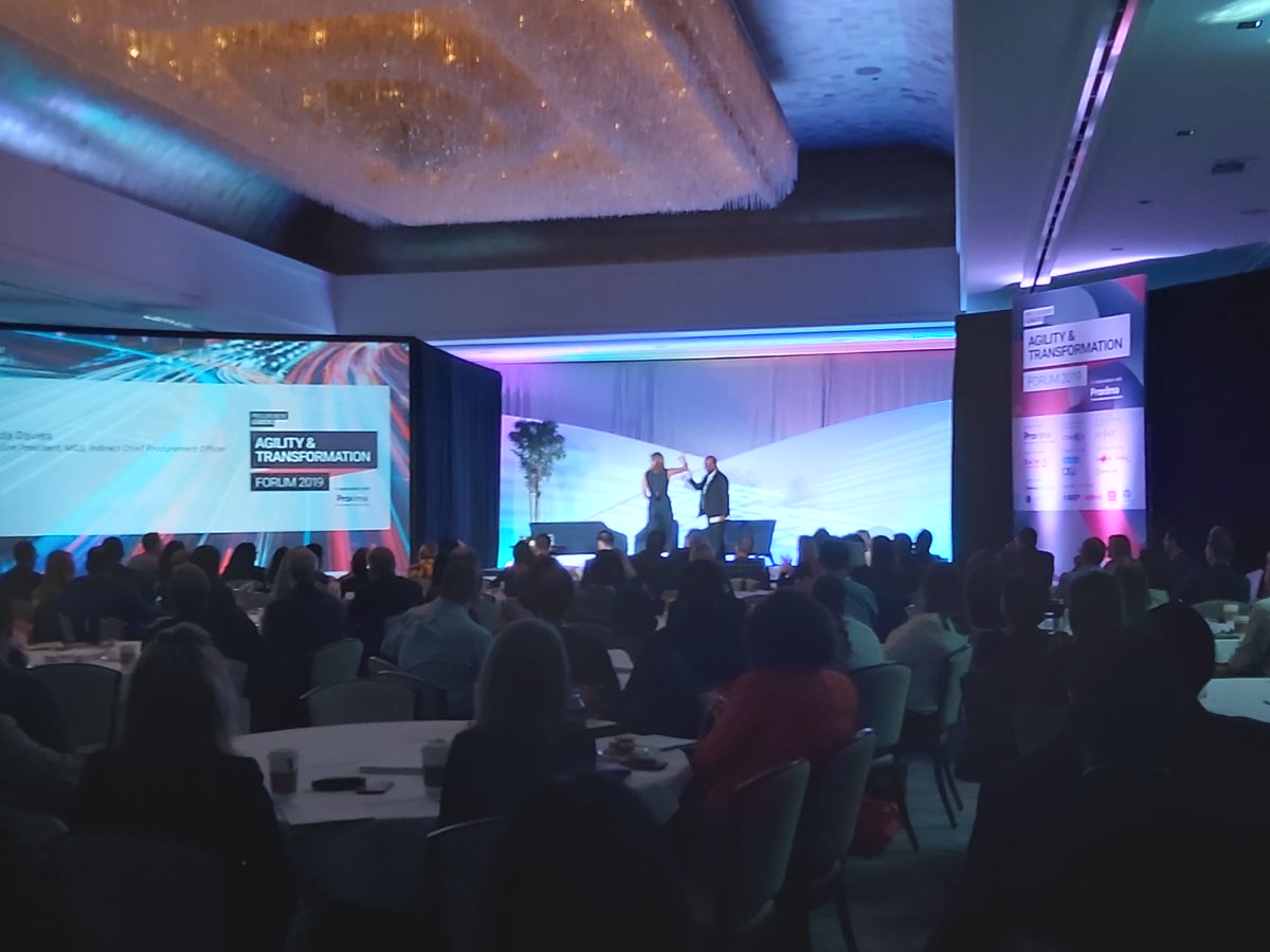 Mars #procurement chief Amanda Davies onstage at #PLATF in Chicago, tells the audience that #agility demands curiosity - being unafraid to accept failure, ask questions and keep adapting to push for progress and business value.