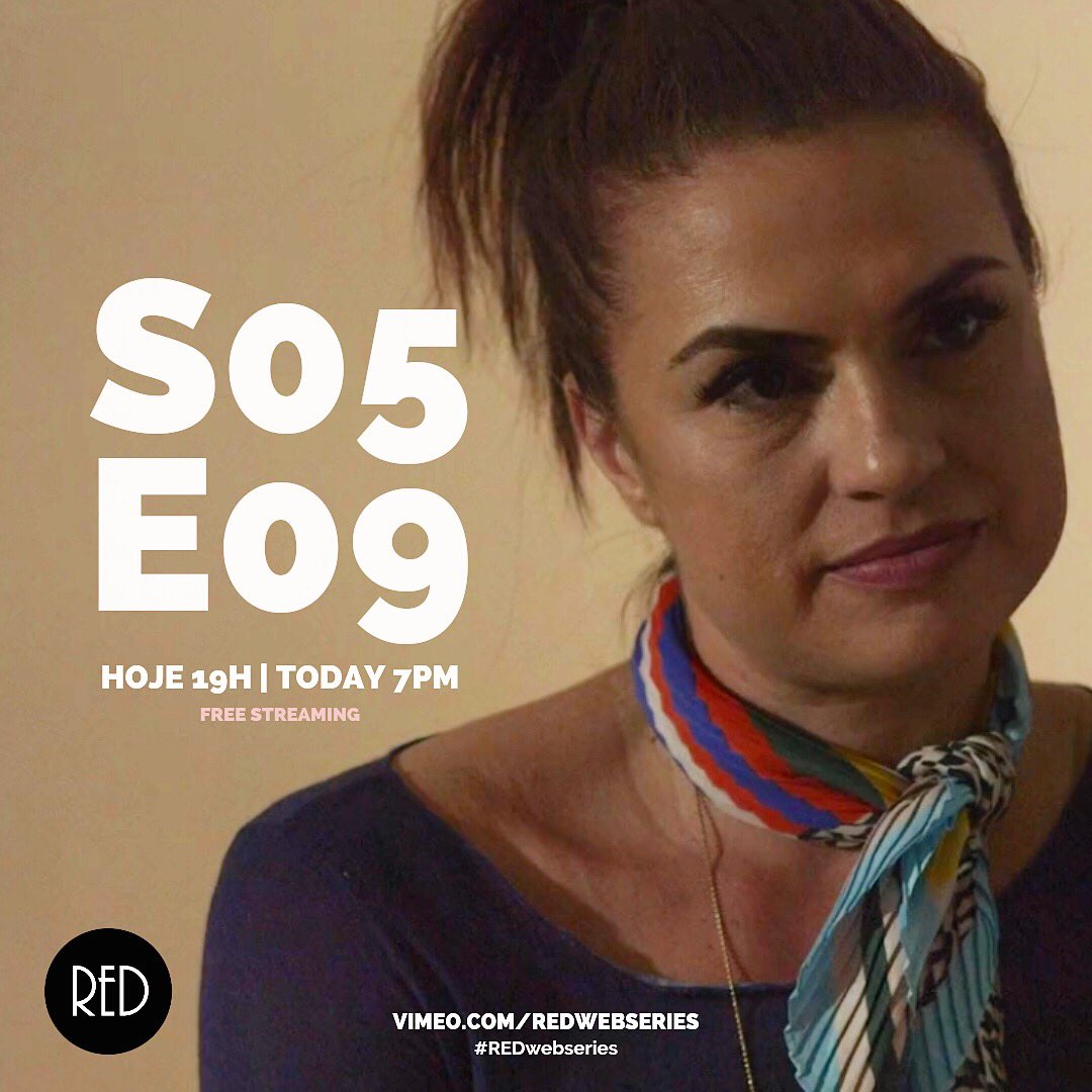 red_brasil's tweet photo. HOJE, 19H! Assista o episódio 9 da 5a temporada, gratuitamente, em https://t.co/GCYVHPvnti.

TODAY, 7PM (BRT)! Episode 9 free streaming premiere! Watch at https://t.co/GCYVHPvnti. #REDwebseries #REDS5 https://t.co/MiVQxiQ9M0