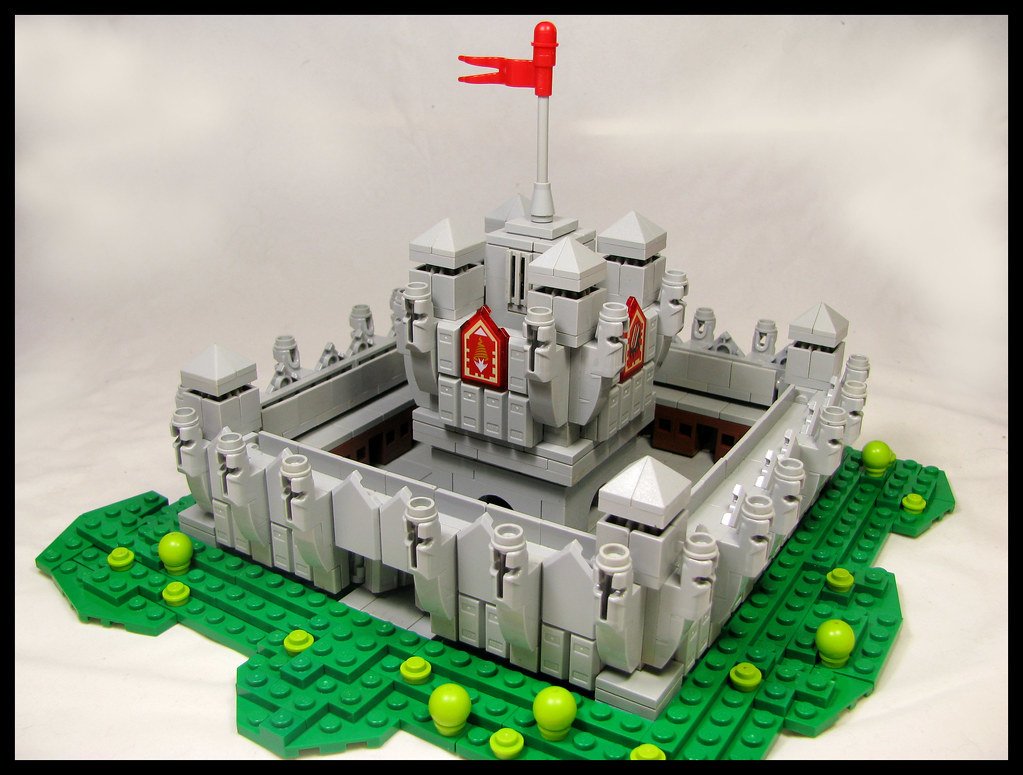 lego red castle
