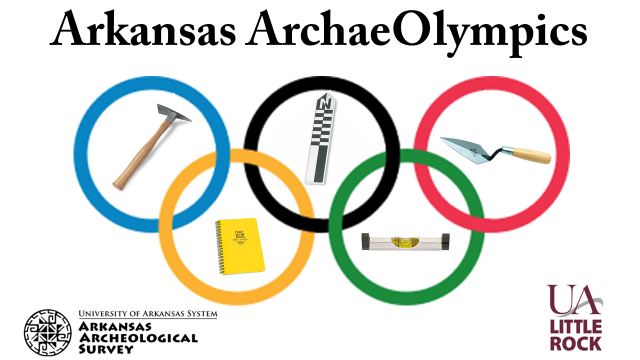 ArkArcheoSurvey's tweet photo. SAVE THE DATE! Sat., Oct. 19 is International Archaeology Day and Arkansas is celebrating by hosting the annual ArchaeOlympics competition at WRI on Petit Jean Mt! Teams of 4-5 NONPROFESSIONAL archeologists are invited to participate. Email mzabeck@uark.edu for registration info! https://t.co/LaNuptfPGz