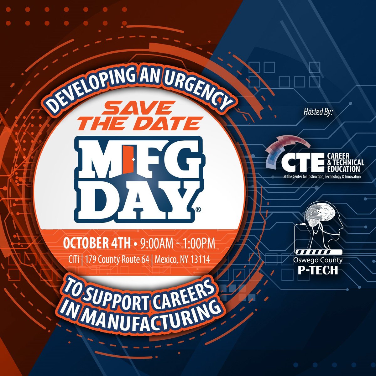 Come join us for Manufacturing Day. Register @ mfgday.com/events/2019/os…