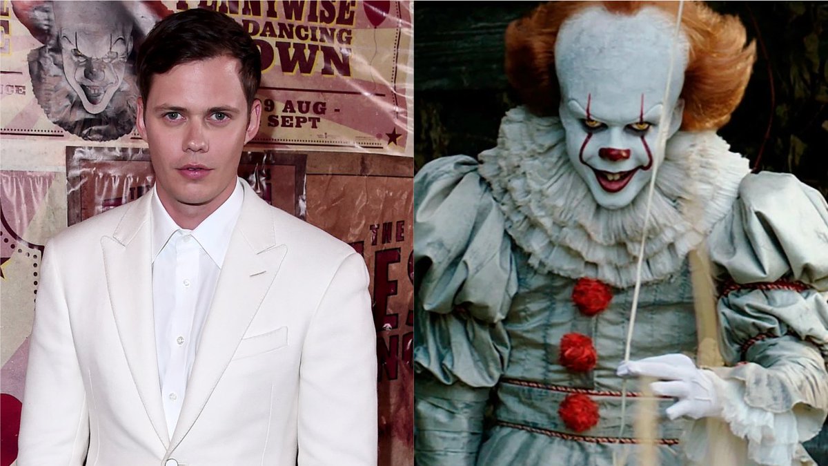 Bill Skarsgård ensina como fazer a cara de Pennywise e fica ainda