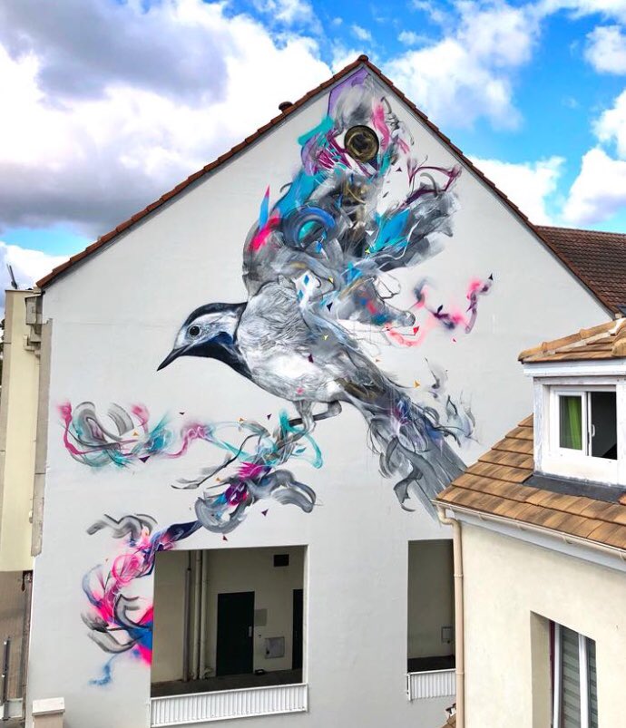 DavidBonnand's tweet image. Bergeronnette coloré, 2019
📍#Moissy #France 🇫🇷
by #L7matrix ()
#streetart #graffiti #art