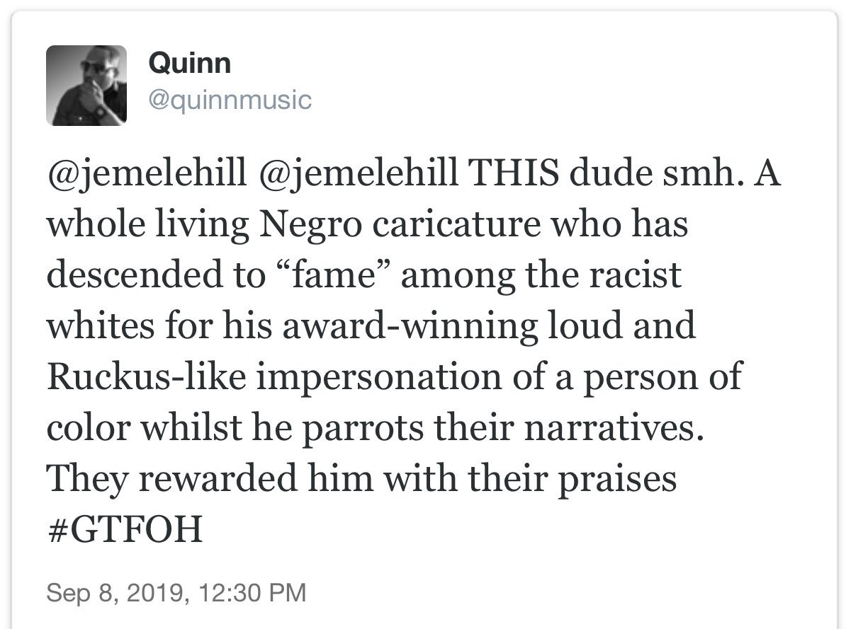 jukeboxatlanta's tweet photo. So THIS tweet violated @Twitter’s called “hateful conduct policy”. Like they actually said this. Shameful. I’m sure the POTUS won’t last long after this is enforced. Or are we selectively doing so? Asking for.. everyone. https://t.co/CZBcY4UsUE