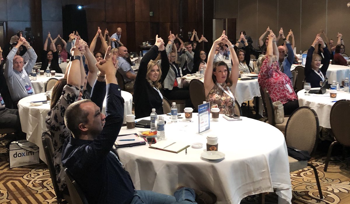 jluisser's tweet photo. @sundeepkapur is mixin it up  @Doxim #Doxim2019 yoga anyone? https://t.co/hsXdZuGqEp